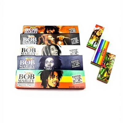 5 x Bob Marley Rolling King Size Papers with 3 x Rasta Roach Filter Tips