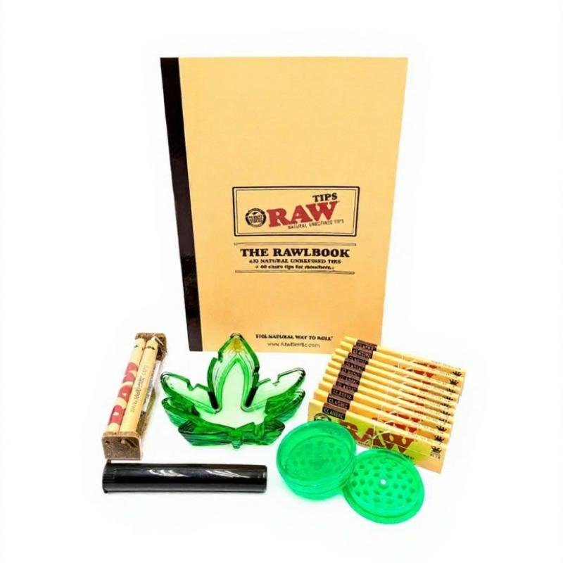 RAW RAWL BOOK Ash Tray Smokers Gift Set