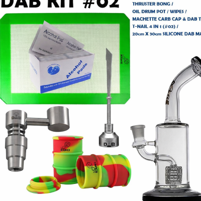 Bounce! Dab Lab Genie Thruster Dabbing Gift Set Kit - 6 Items
