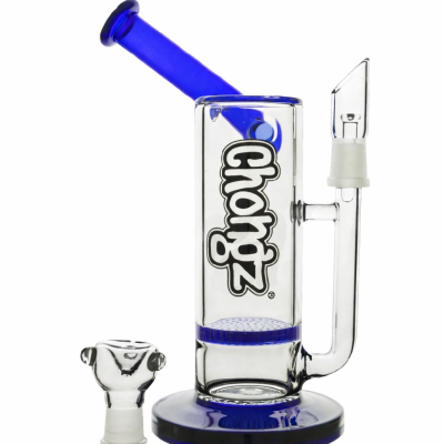 Chongz "Vapor Trail" 22cm Percolator 2 System Glass Bong & Oil Rig