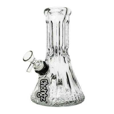 Chongz Mercy Seat Cut Glass Ice Bong Beaker 25CM - Premium UK Glass