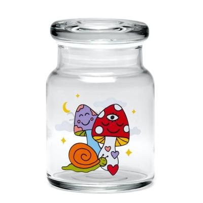420 Science Classic Pop-Top Jars - Woke Cosmic Mushroom