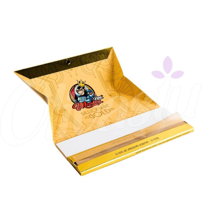 Monkey King Billionaire Gold XL Rolling Papers