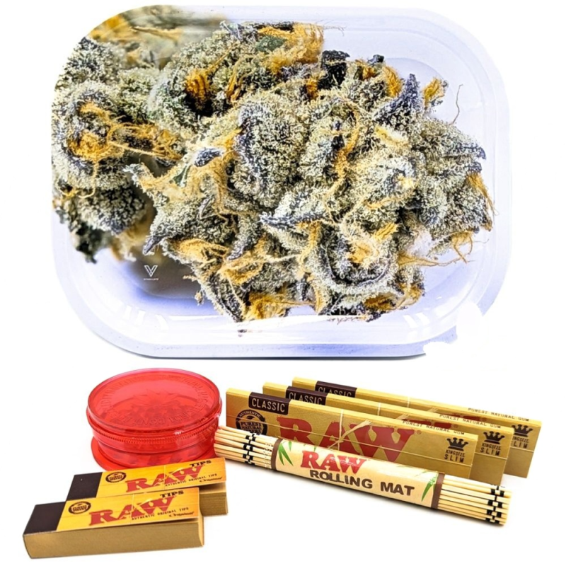 Girl Scout Cookie Bud White Metal Rolling Tray Set