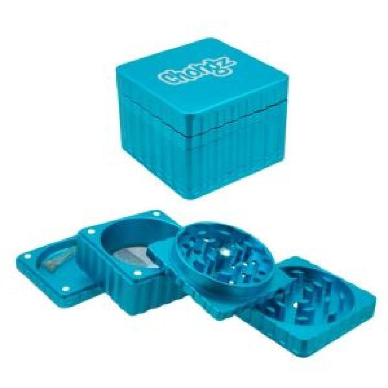 Chongz 44mm 4 Part Celebrity Squares Aluminium Grinder